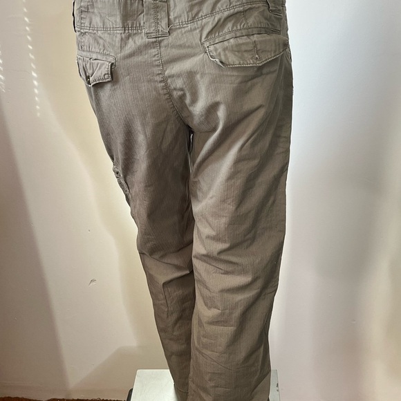 Steve & Barry’s Green Cargo Wide Leg Pants Sz 10 - Picture 6 of 10